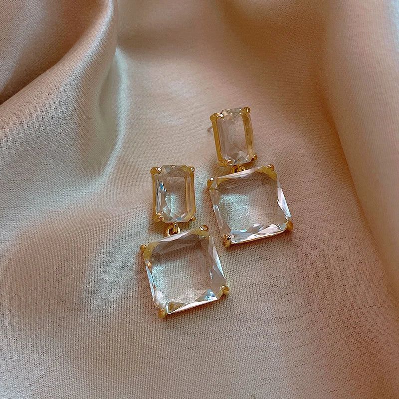 Clear Quartz Earrings