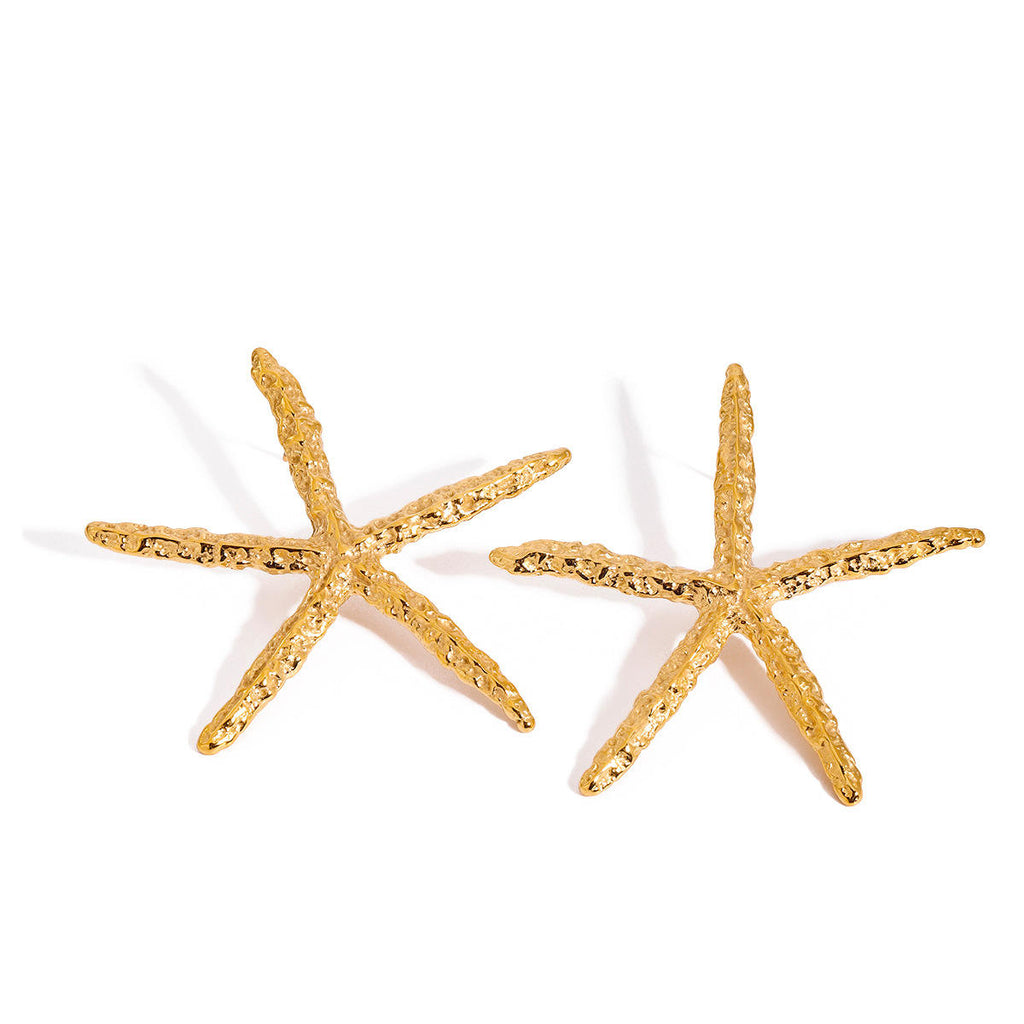 Tidal Gold Earrings