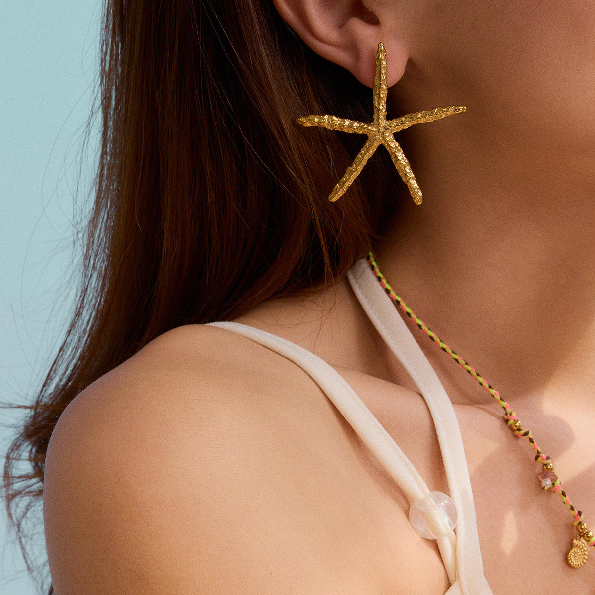 Tidal Gold Earrings