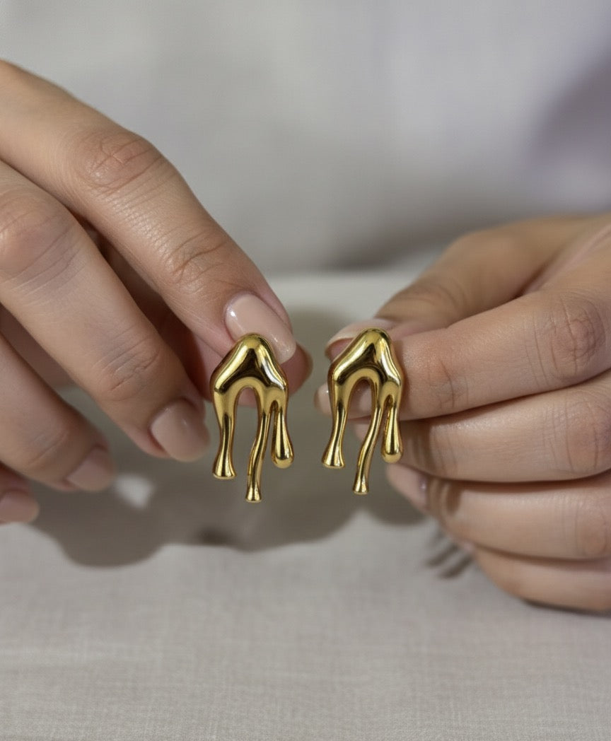 Molten Drip Earrings