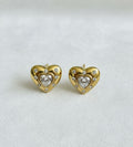 Lovebeam Heart Studs