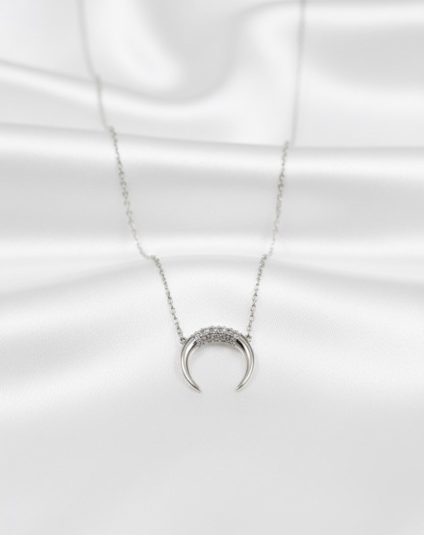 Silver Luna Necklace