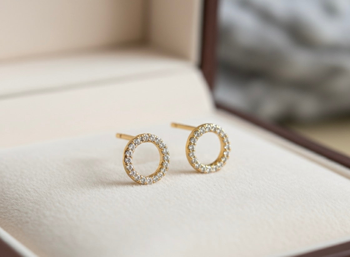 Celeste Halo Studs